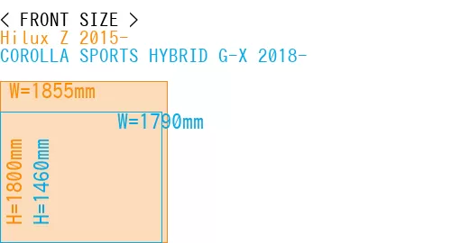 #Hilux Z 2015- + COROLLA SPORTS HYBRID G-X 2018-